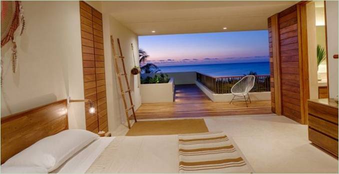 Mexico pool Residence: soveværelse med udendørs adgang Mexico pool residence: soveværelse med adgang til frisk luft
