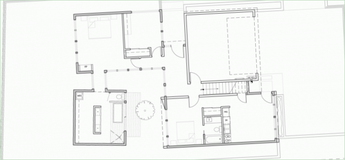 Moderne familiebolig til en moderne ung familie i Seattle