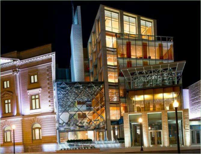 Det ydre af Slover-biblioteket i Norfolk