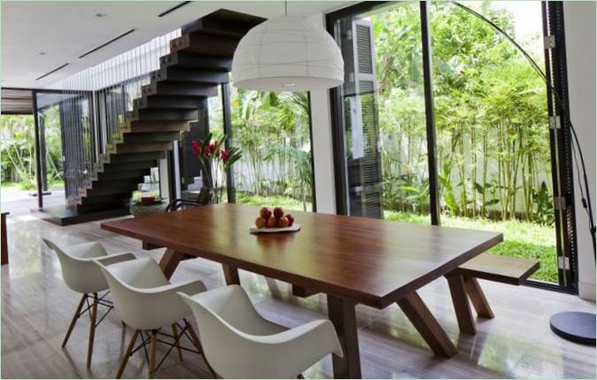 Indretning af en privat villa i Renovation, Vietnam