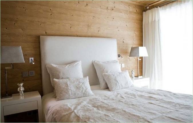 Indretning af et soveværelse i et chalet Indigo
