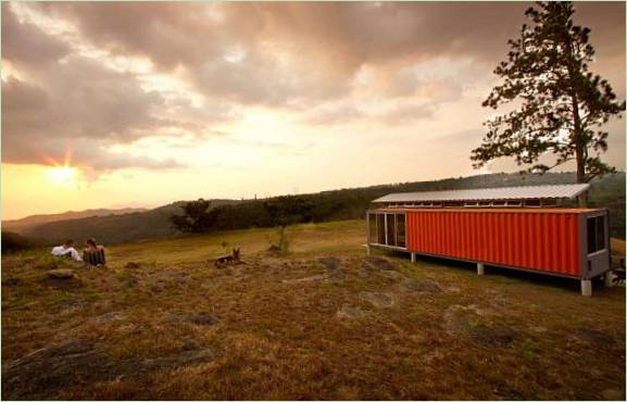 Det udvendige af Nomad Living-huset af Studio Arte arkitektur & design