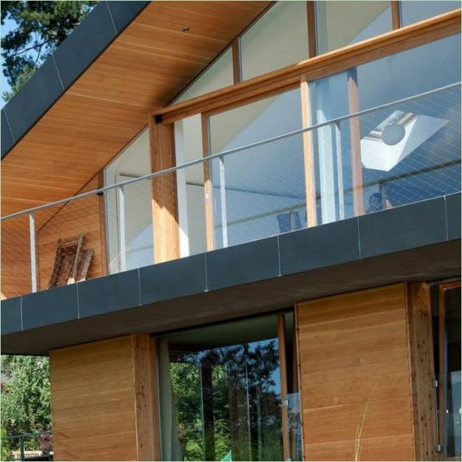 Stilfuldt modernistisk sommerhus