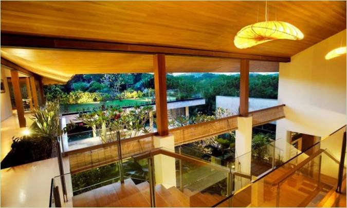 Indretning af en Rattan House bungalow