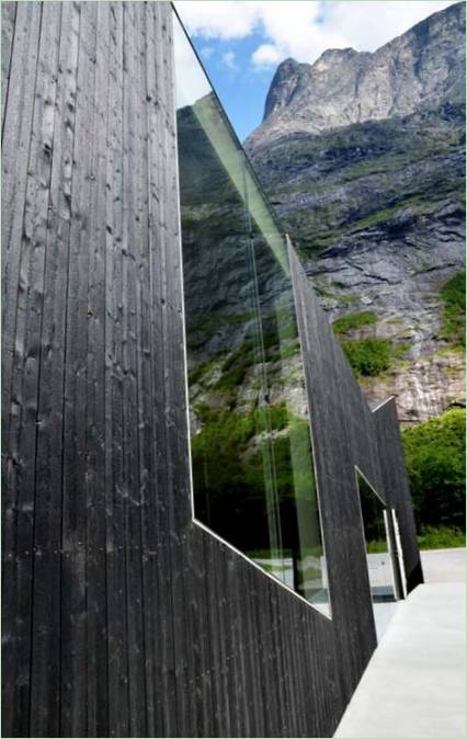 Moderne design af Trollwall Restaurant