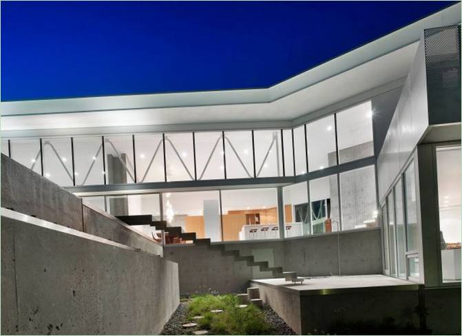 Usædvanlig facade på et hus i Vancouver, Canada: Udvendig Usædvanlig facade på et hus i Vancouver, Canada: udvendig