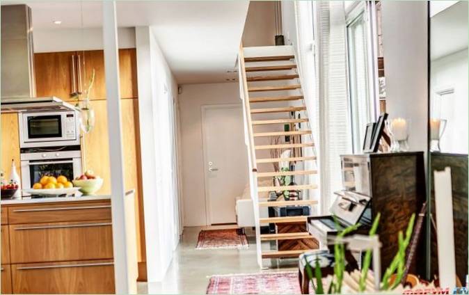 Trappe til første sal i skovhuset