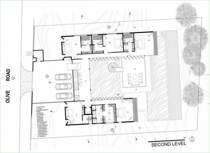 22 Olive Road Residence Plan