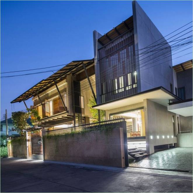 Design af landhus Baan Yo Yen i Thailand