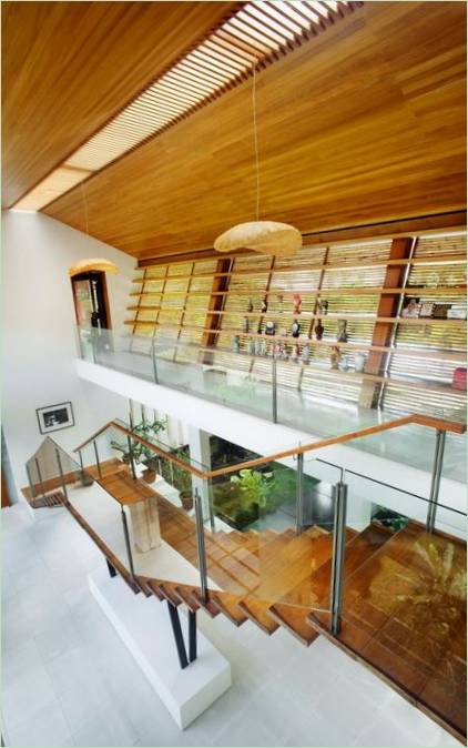 Rattan House's træloft finish