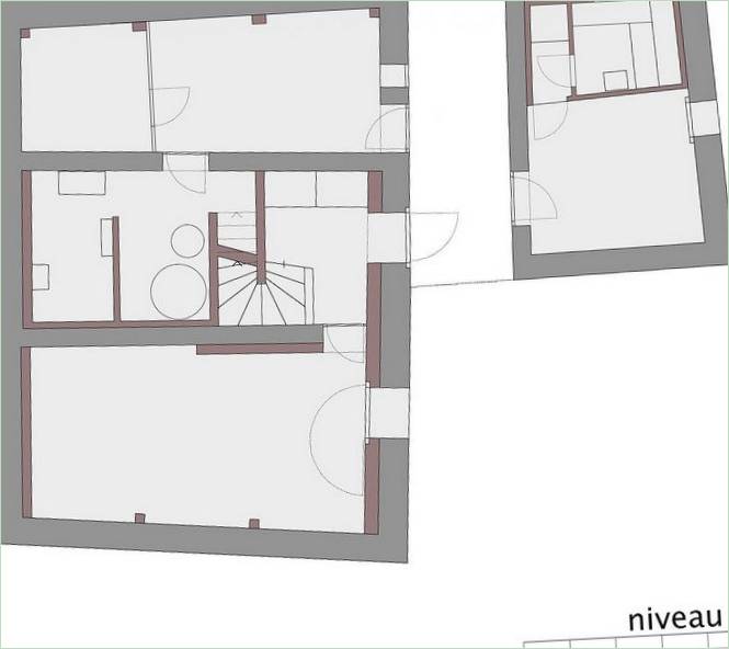 Plan for renovering af Chamoson Savioz-gården