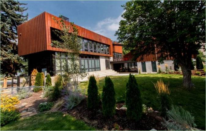 Ydersiden af Wren Residence