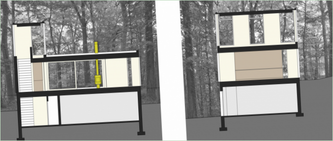 Stacked Cabin Cabin Project