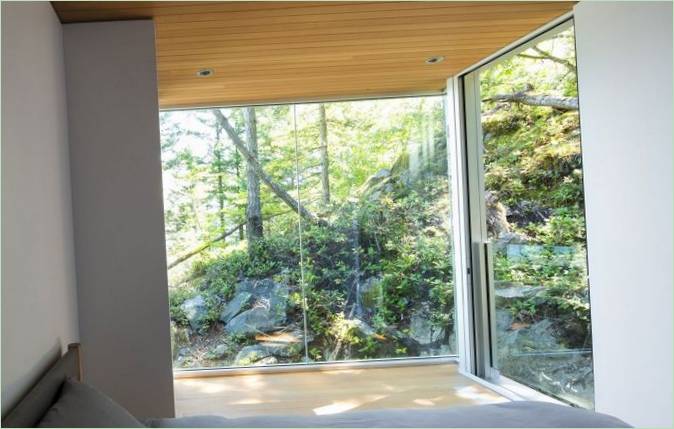 Gambier Island Mansion. Panoramavinduer