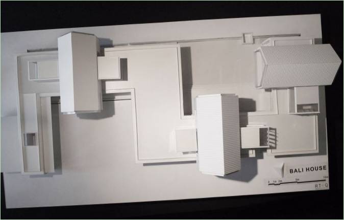 Planen for Svarga Residence på Bali