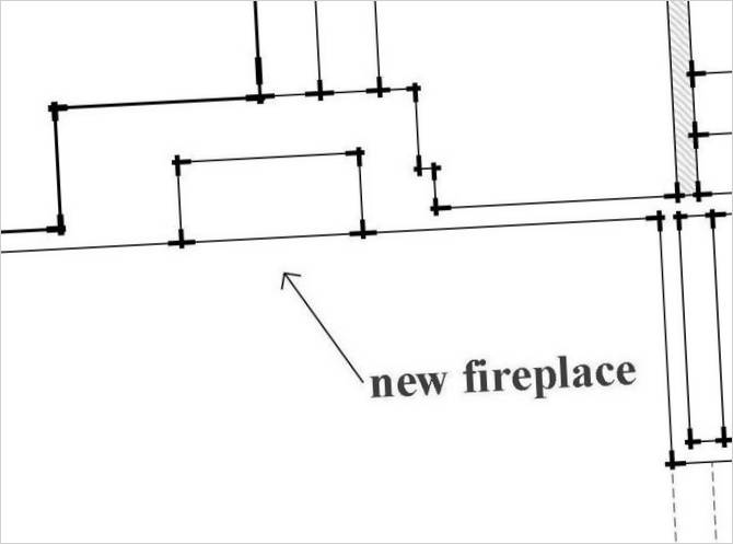 Grundplan af et fritliggende hus