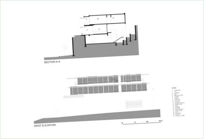 Det tre-etagers luksushus Kloof 151, designet af SAOTA
