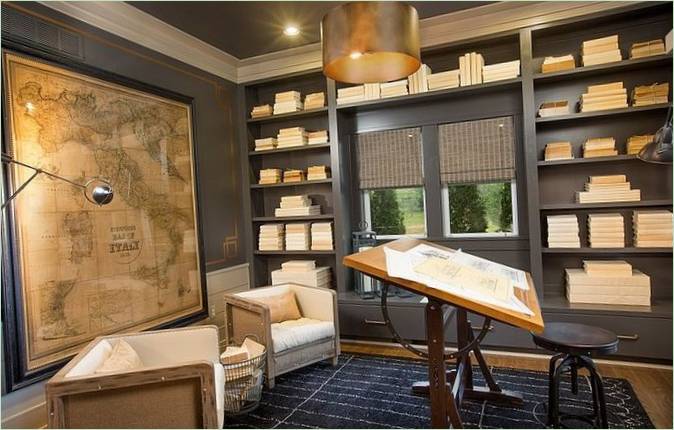 Land Craftsman Style Home indretning i USA