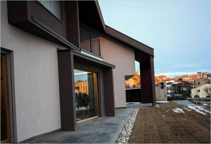 Design af privat villa Casa_M_SSM af den berømte Diego Bortolato i Monferrato, Italien