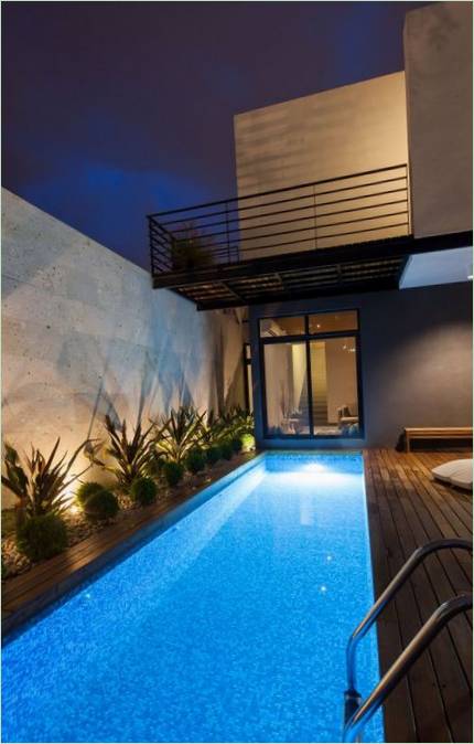 Casa Ming Mexicos poolterrasse
