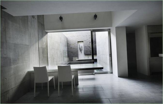 Spiseplads i Silence House