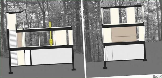 Stacked Cabin Cabin projekt