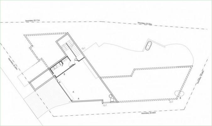 Dublin Street House blueprint af Kerr Ritchie i New Zealand