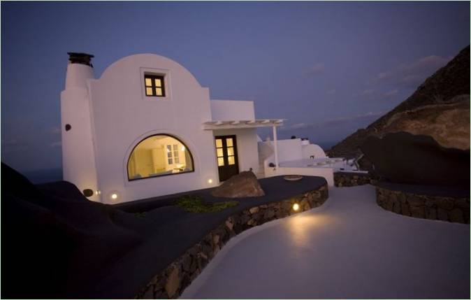 Aenaon villa på Santorini i Grækenland