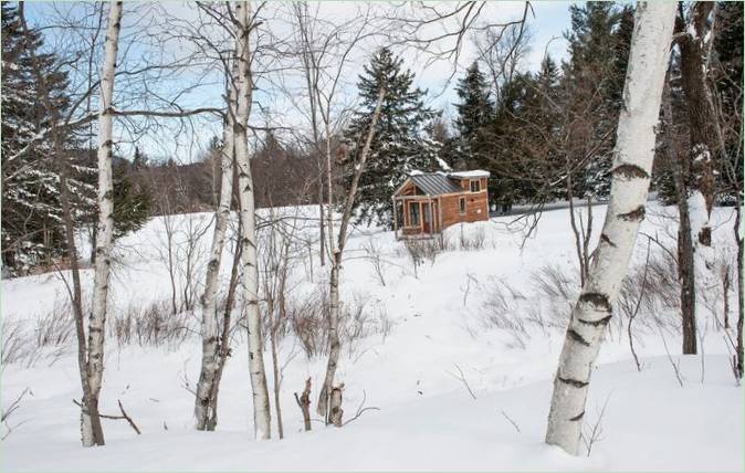 Det udvendige af Tiny House på hjul