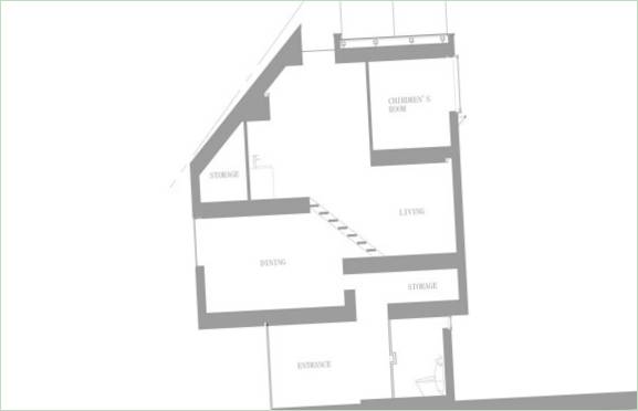 Omrids af et usædvanligt hus i Matsubara