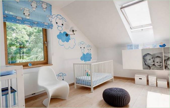 Et klassisk design af et hus i Zabrze