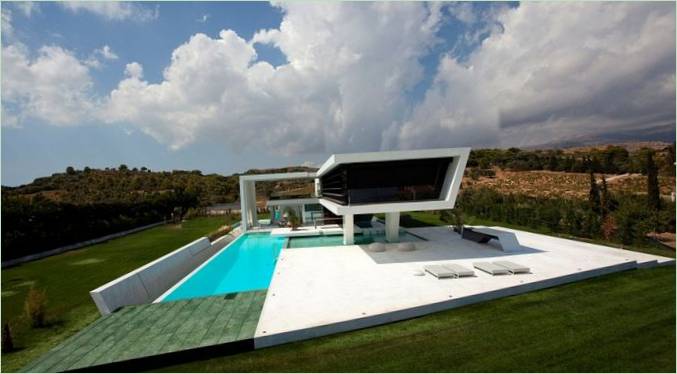 H3 unik hvid villa, Athen, Grækenland