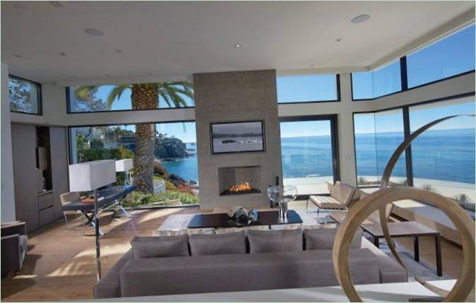 Stuen i en smart villa i Rockledge i USA