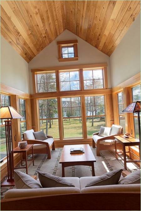 Maine Lake Retreat Stue