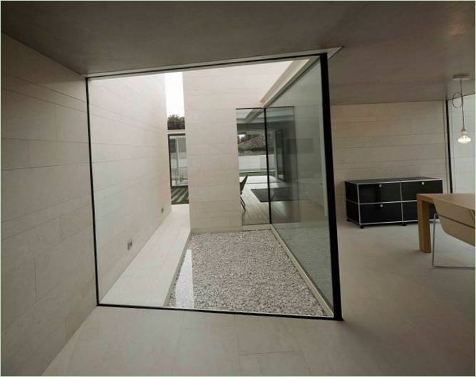 Interiør i en spisestue i en villa i Barcelona