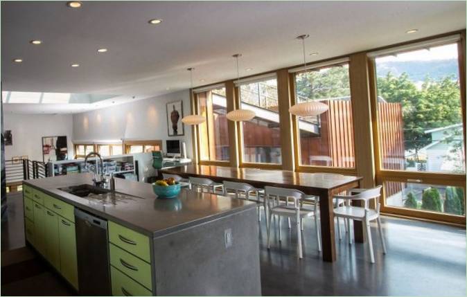 Interiør af Wren Residence