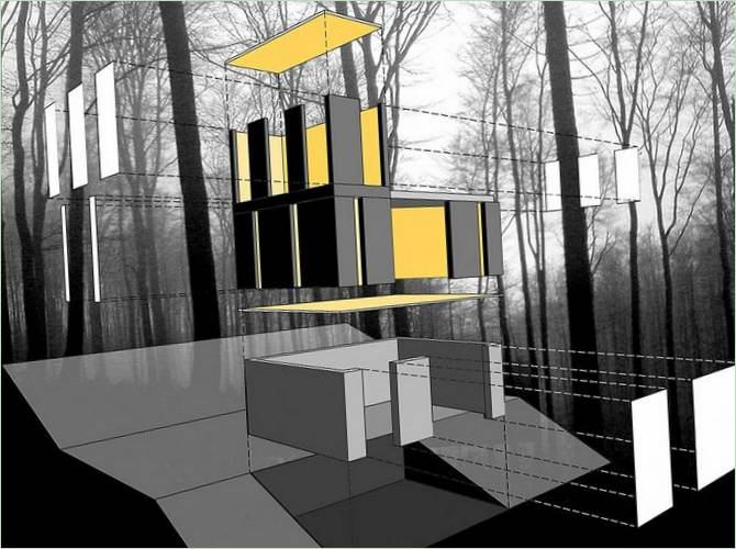 Stacked Cabin Cabin projekt