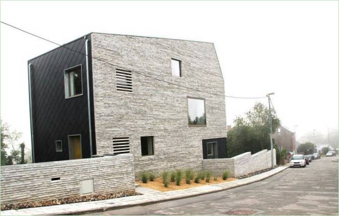 Skråtliggende sommerhus i Bruxelles, Belgien