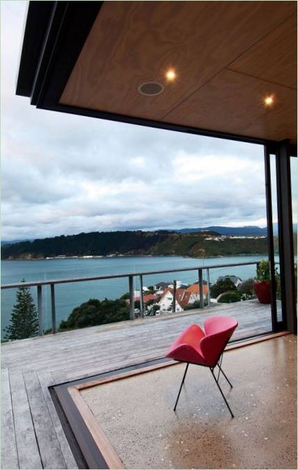 Hataitai resort hus på en bjergside af John Mills Architects, New Zealand