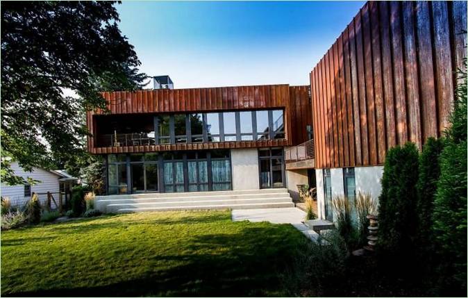 Ydersiden af Wren Residence