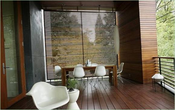 Terrasse i landsted