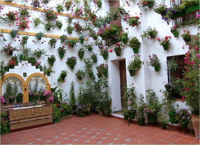 Cordoba terrasse dekoration