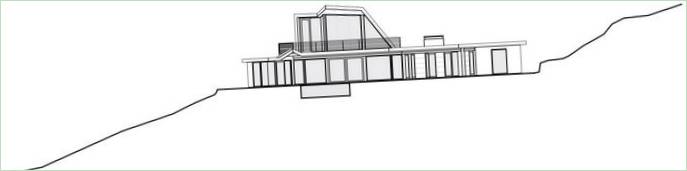 Grundplaner for Tigertail huset i Californien