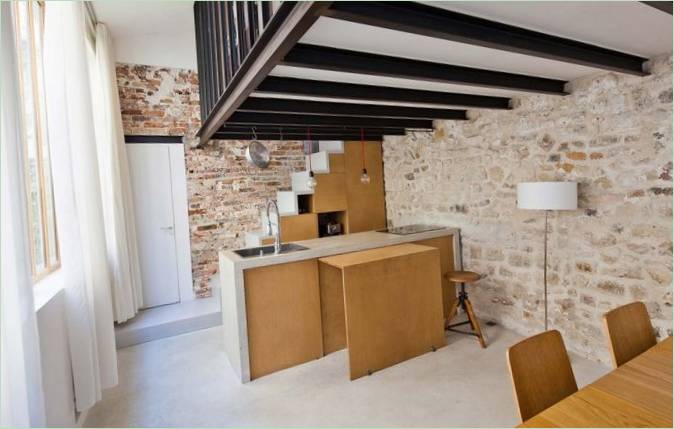 Hyggeligt loft, Paris, Frankrig