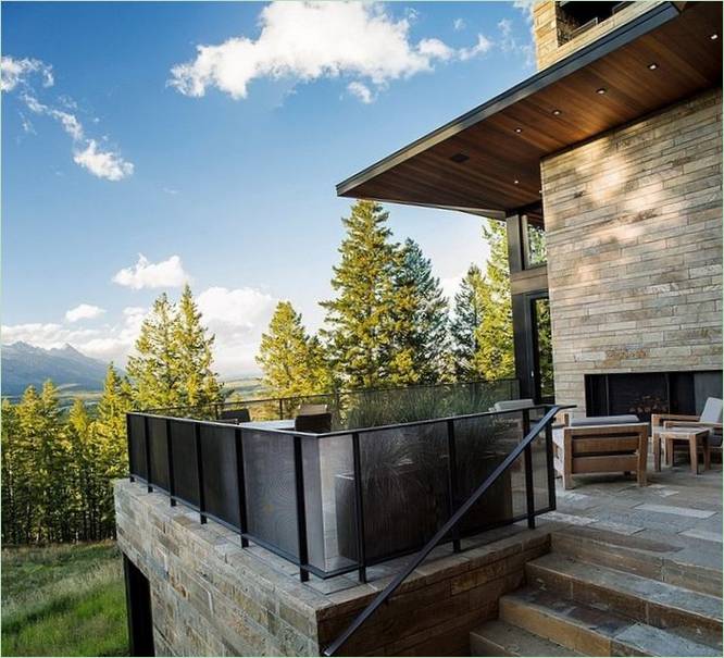 Wyoming Butte studio terrasse af Carney Logan Burke Architects