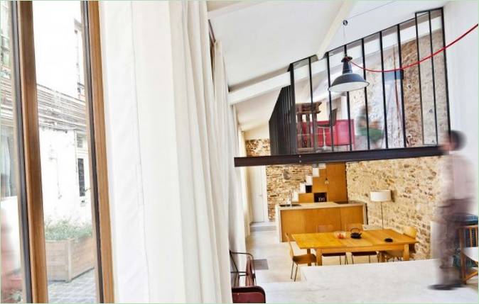 Hyggeligt loft, Paris, Frankrig