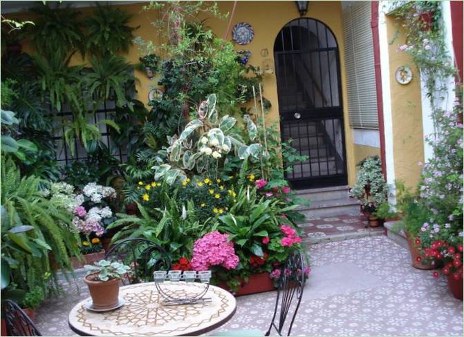 Cordoba terrasse dekoration