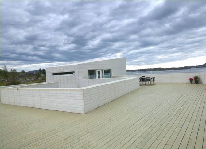 På taget af Villa Morild