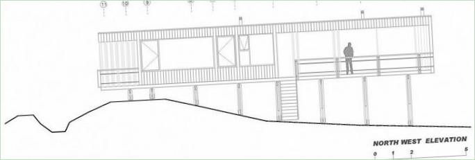 Mirador House skematisk diagram