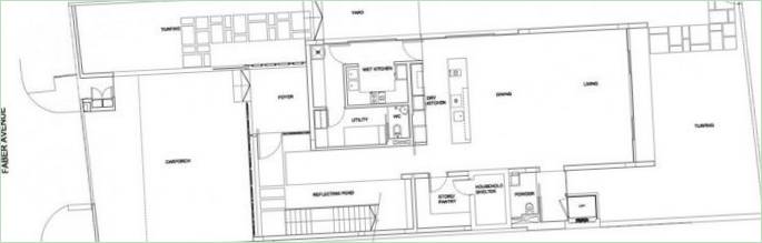 En plantegning af boligen Vertical Progression